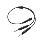 6 pin LEMO to dual plug adapter