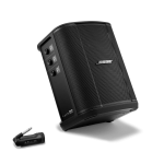 Bose S1 Pro+ Wireless PA System with 1/4″ Wireless Instrument Transmitter